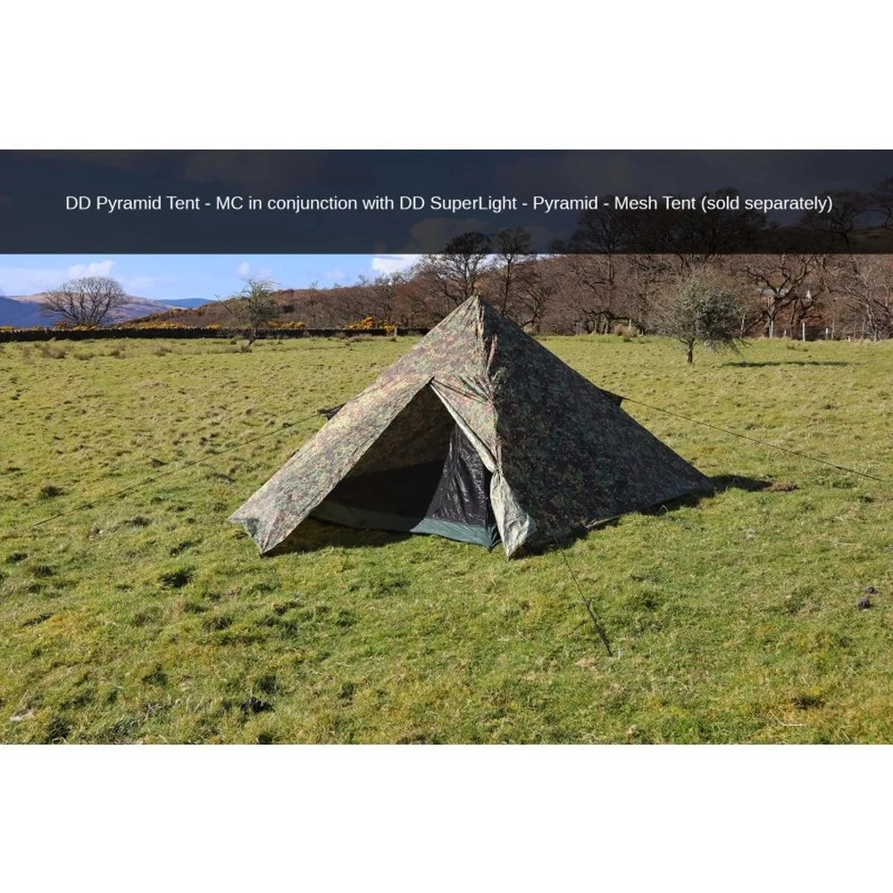 DD Hammocks Pyramid Tent - MC 迷彩 DD Pyramid Tent - MC – DD Hammocks