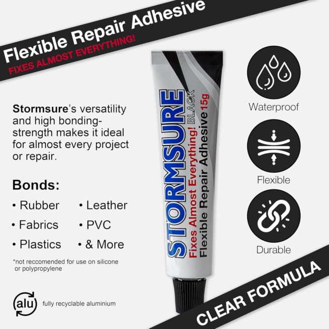 Flexible Repair Adhesive 15g Black | Stormsure - Image 6