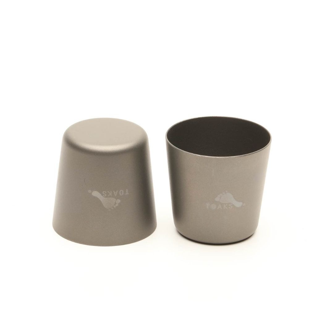Titanium Shot Glass 42 ml 2 pc / set | Toaks - Image 3