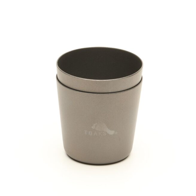 Titaaninen shottilasi 42 ml 2 kpl Titanium Shot Glass | Toaks - Image 4