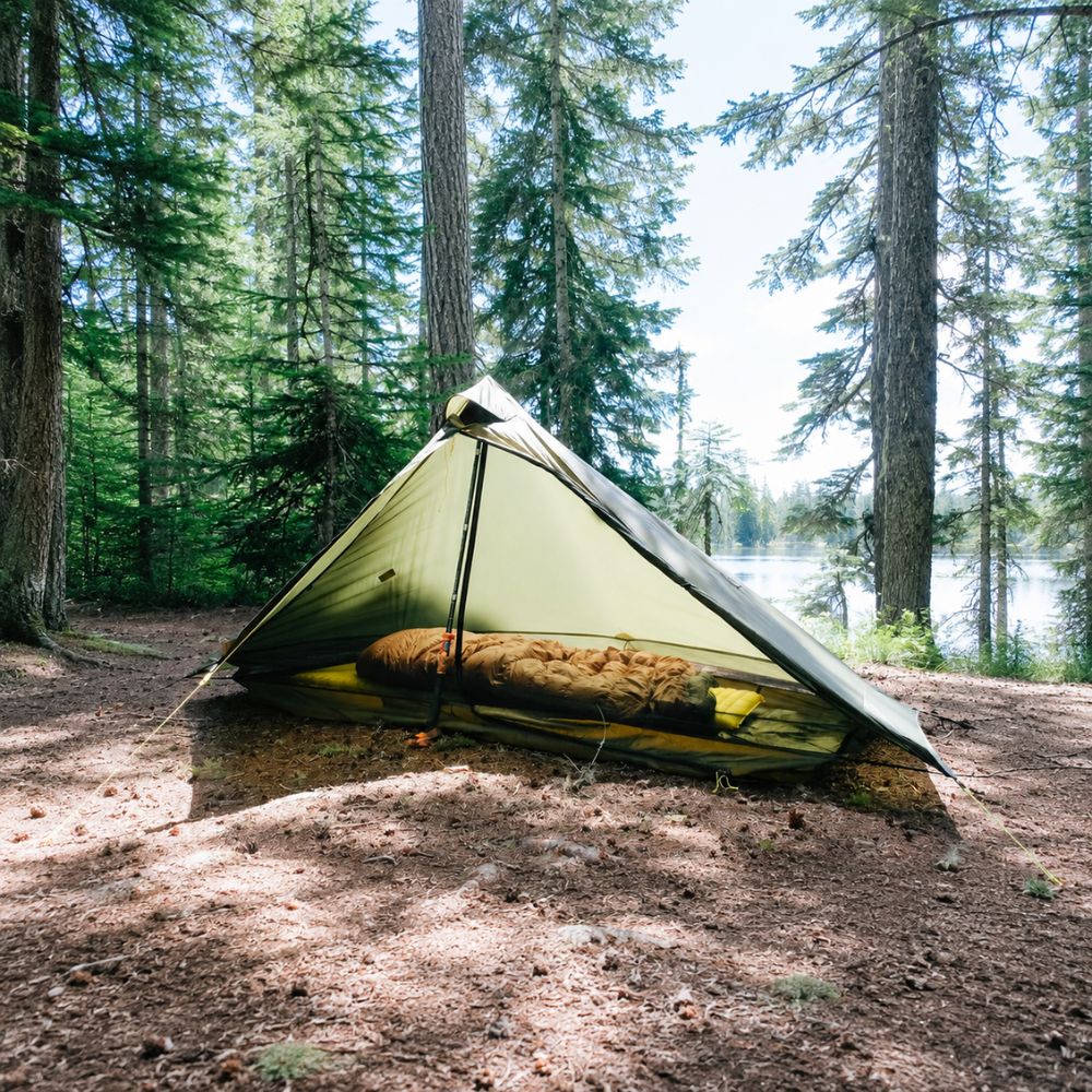 Lunar Solo floating floor and canopy