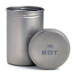 Titaaninen kierrekorkillinen kattila - Vargo BOT Titanium 1 litra | Vargo