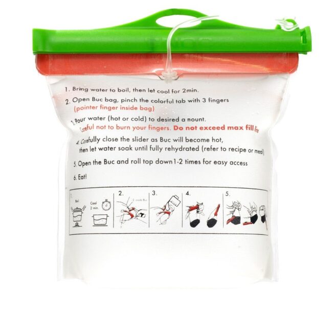 Haudutuspussi retkiruualle 650 ml - Buc food bag | CNOC - Image 9