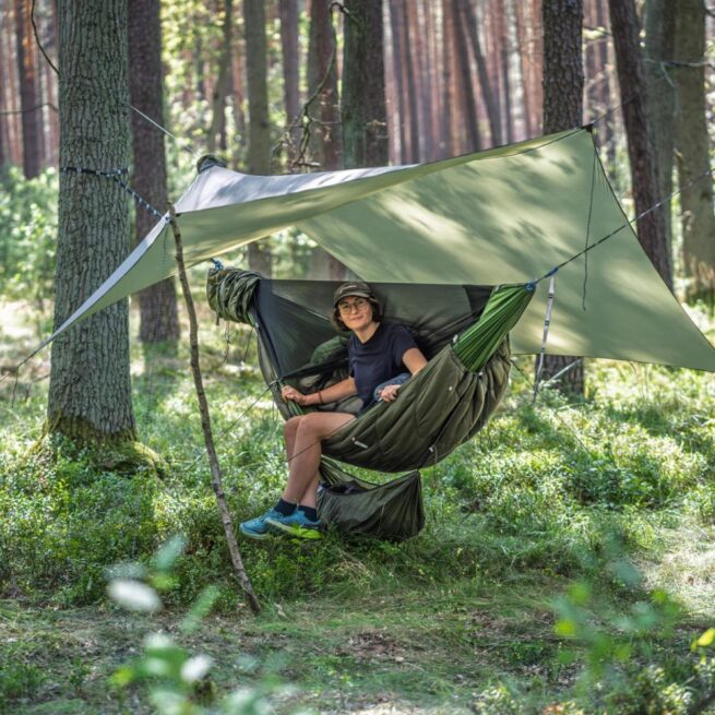 Underquilt to hammock - Otul® Primaloft (200g) Silver | Lesovik - Image 10