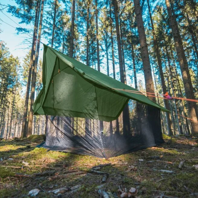 amazonas wing tarp Moskito by BB_BCASH71012-1134_1 180 x 75 cm, Color:MAT WHT/ROSEGLD&SAPH