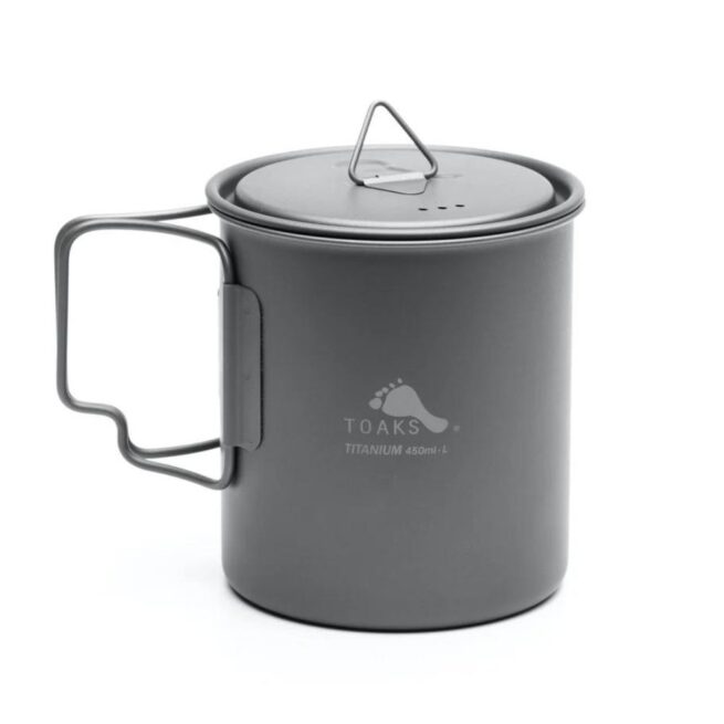 Titaaninen kuppi kannella Light Titanium 450ml Cup with Lid | Toaks - Image 2