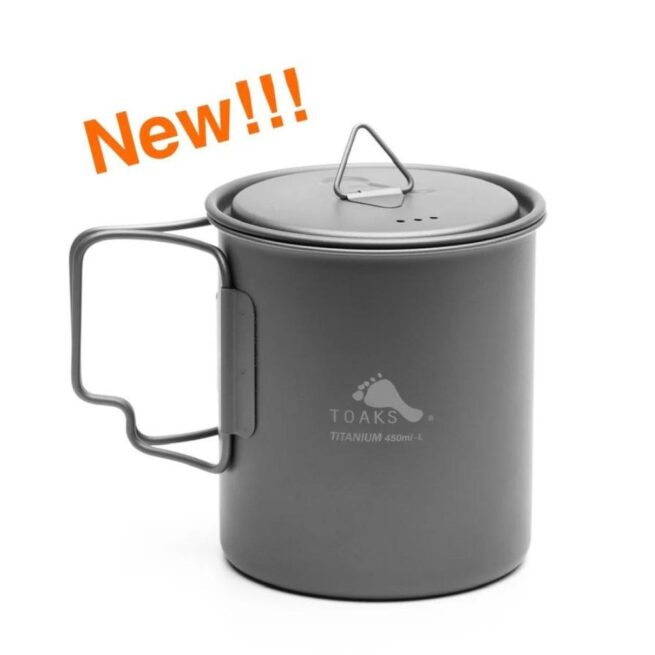 Titaaninen kuppi kannella Light Titanium 450ml Cup with Lid | Toaks