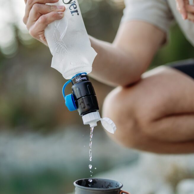 Vedenpuhdistin retkeilyyn SP301 Squeeze + CNOC vesipussi 750 ml | Sawyer - Image 2
