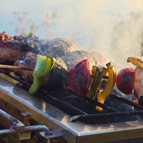 Grilliritilä kamiinan päälle Fastfold Grill Panel | Bushmen