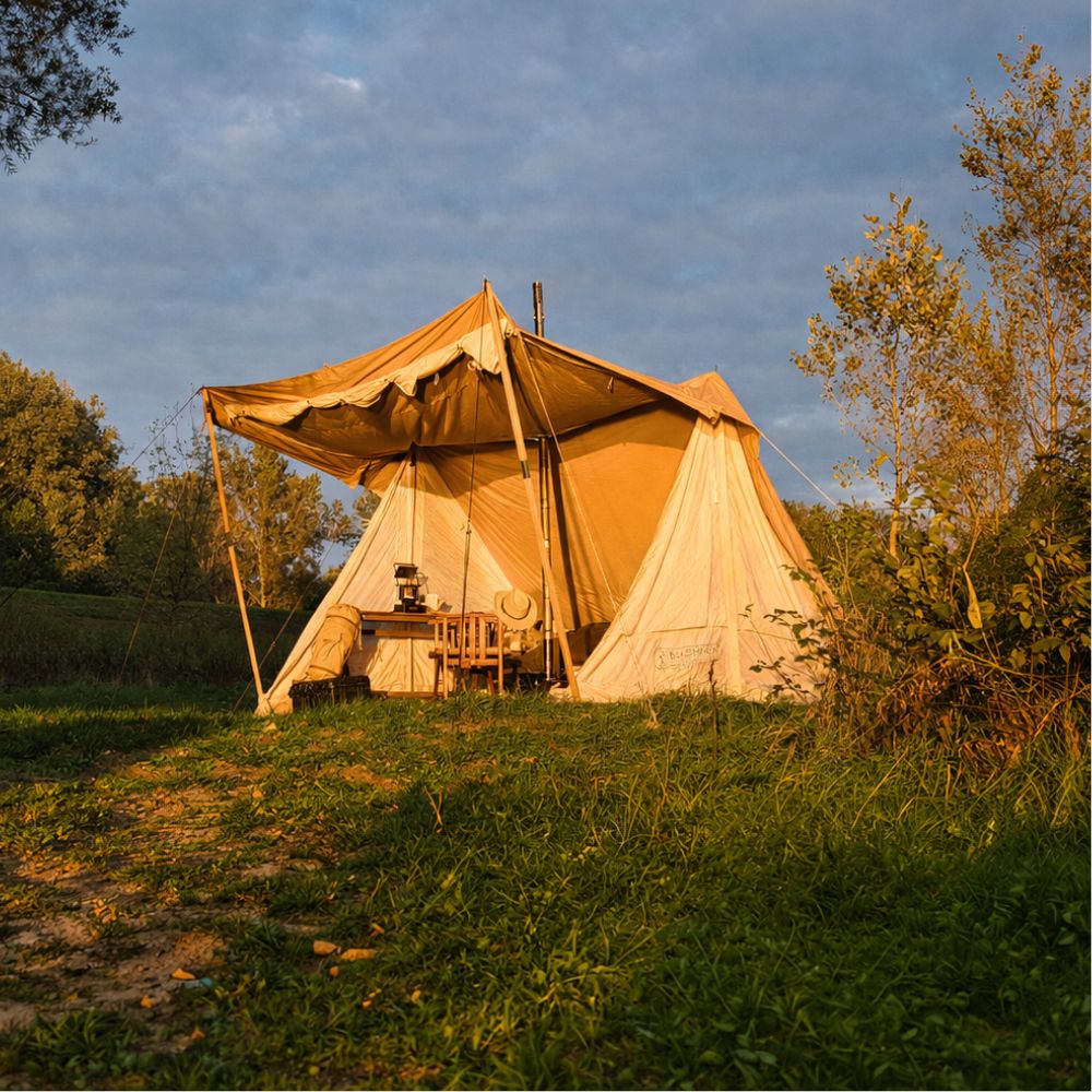 Leiriteltta - Glamping-teltta - BAKER Tent 8.1 | Bushmen