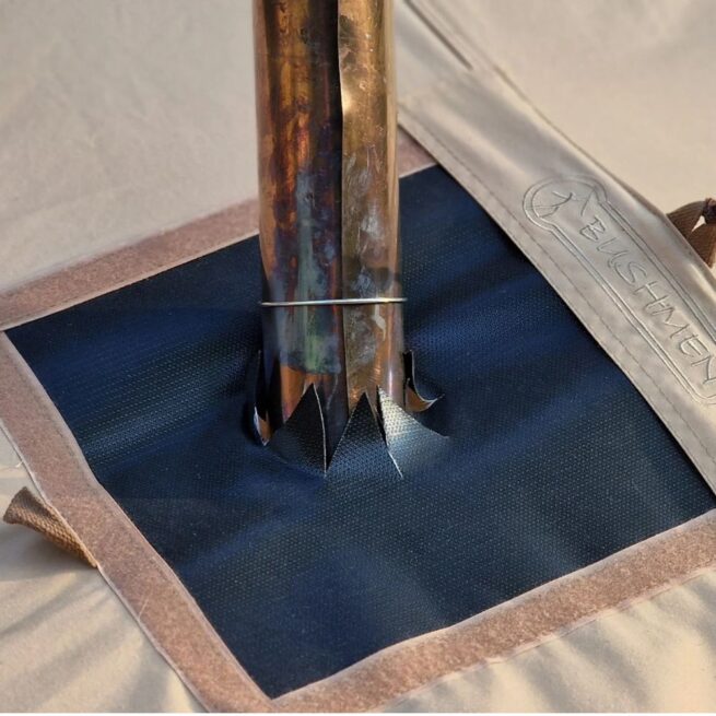 Puuvilla-polyesteri tarppi hormiläpiviennillä HOT Tarp 3x3 | Bushmen - Image 5