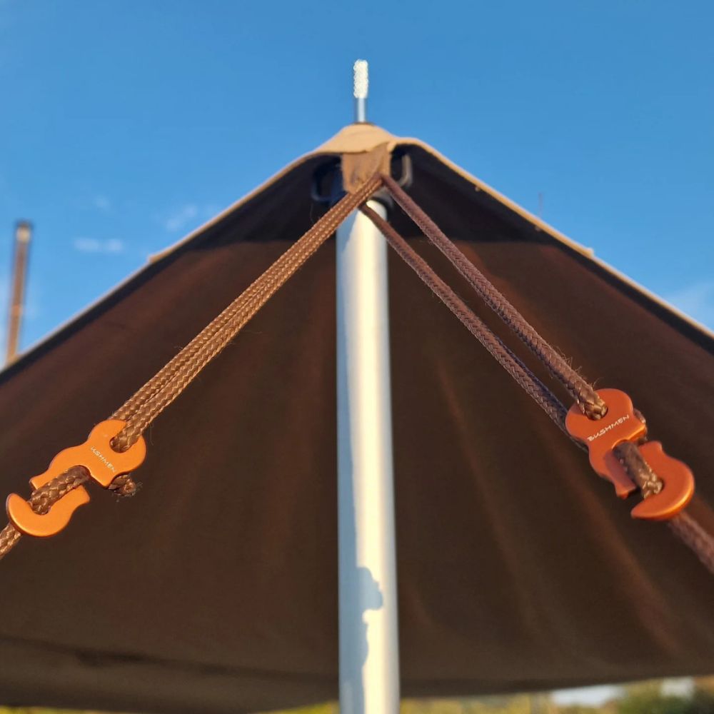 Puuvilla-polyesteri tarppi hormiläpiviennillä HOT Tarp 4x4 | Bushmen - Image 3