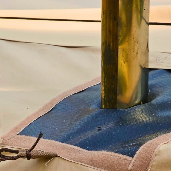 Puuvilla-polyesteri tarppi hormiläpiviennillä HOT Tarp 4 x 3 | Bushmen - Image 6