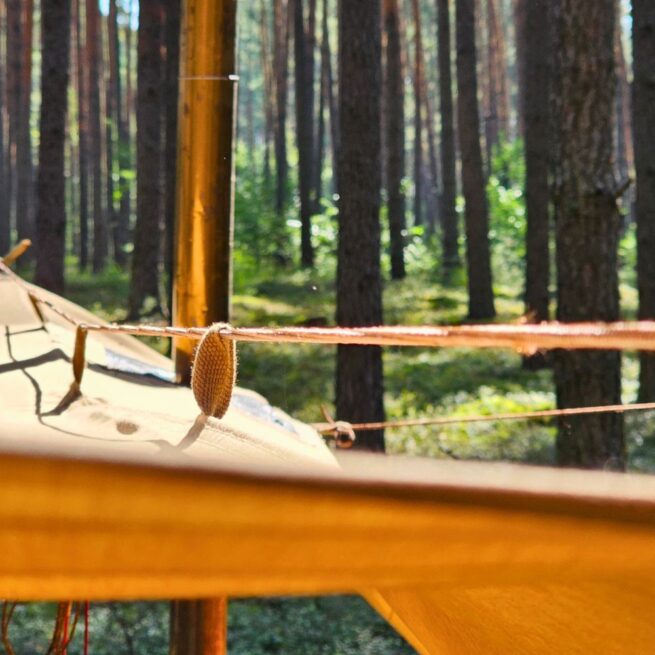 Puuvilla-polyesteri tarppi hormiläpiviennillä HOT Tarp 4 x 3 | Bushmen - Image 10