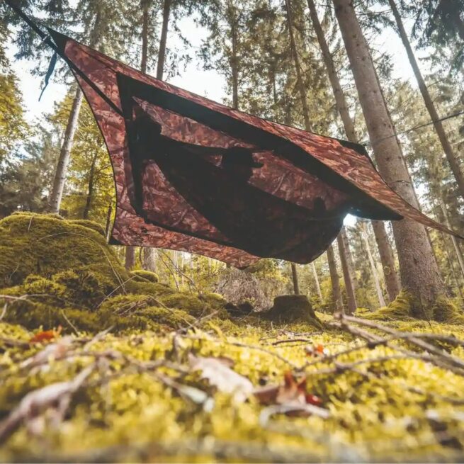 Hyttysverkollinen CAMO riippumatto ja tarppi - Traveller Camp forest | Amazonas - Image 6
