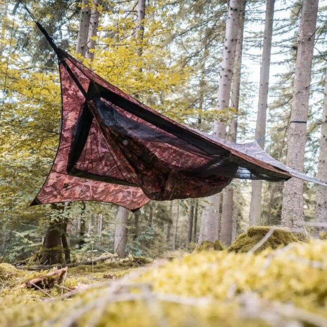 Hyttysverkollinen CAMO riippumatto ja tarppi - Traveller Camp forest | Amazonas - Image 8