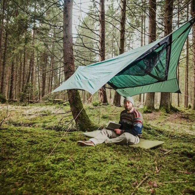 Hyttysverkollinen XXL riippumatto ja tarppi –Traveller Camp XXL | Amazonas - Image 13