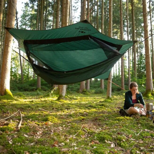 Hyttysverkollinen XXL riippumatto ja tarppi –Traveller Camp XXL | Amazonas - Image 9