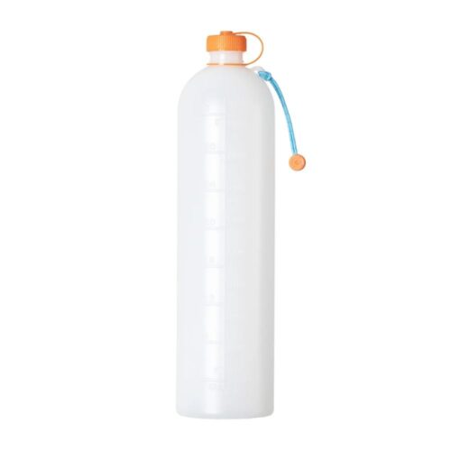 Kevyt HDPE puristettava juomapullo Retkeilyyn 1 L – ThruBottle soft | Cnoc