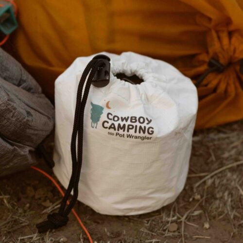 Pot Wrangler pot storage pouch by Cowboy Camping