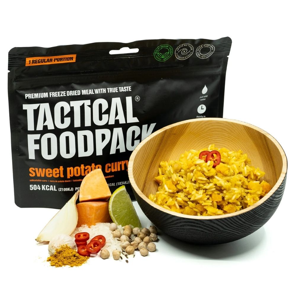 Retkiruoka bataatti-curry - Sweet Potato Curry Tactical Foodpack