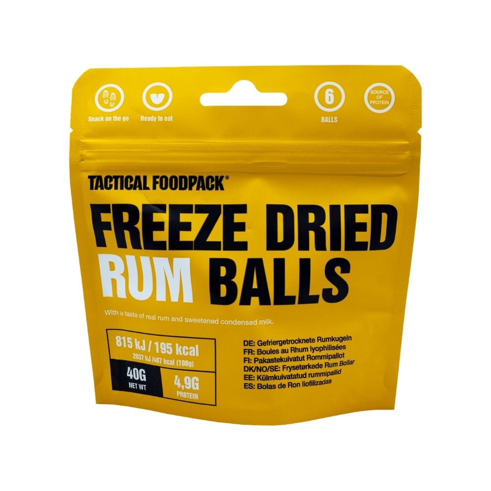 Retkisnack rommipallot - Freeze-Dried Rum Balls Tactical Foodpack