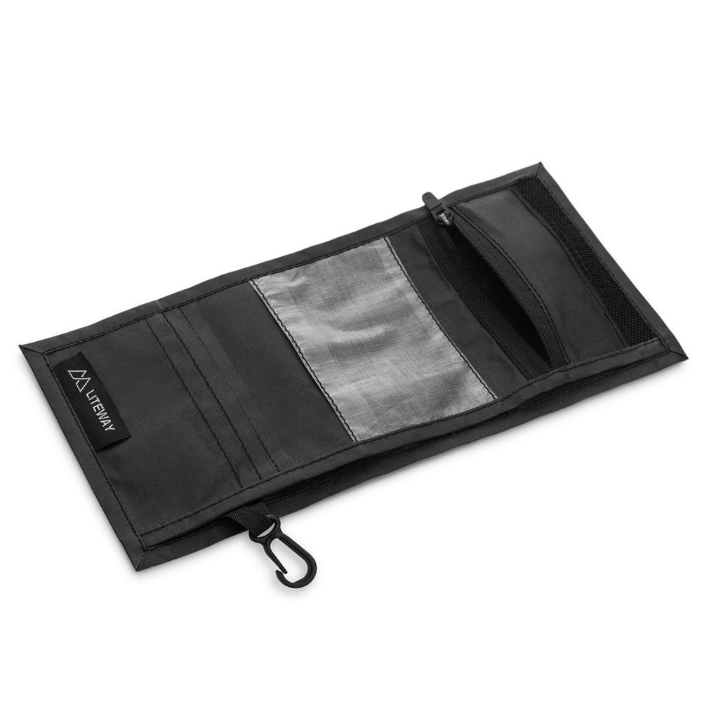 Ultrakevyt retkilompakko Base Wallet Steel | Liteway
